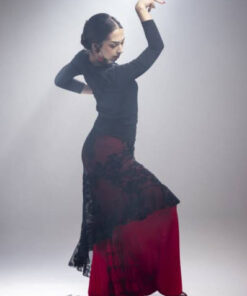 Sobre Falda Flamenca Davedans SOMBRA