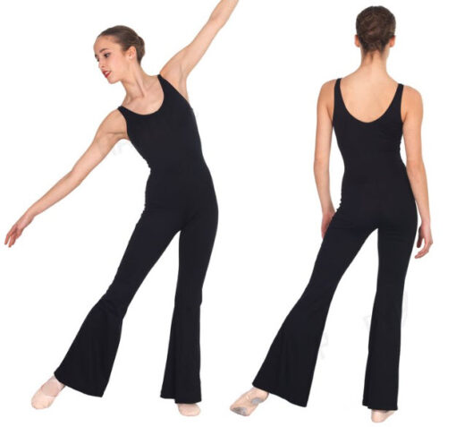 Maillot Entero Ballet Pierna Campana