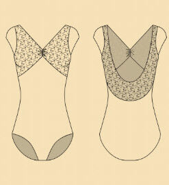 Maillot Ballet Rosa DORIANE