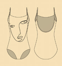 Maillot Ballet Rosa BRAQUE