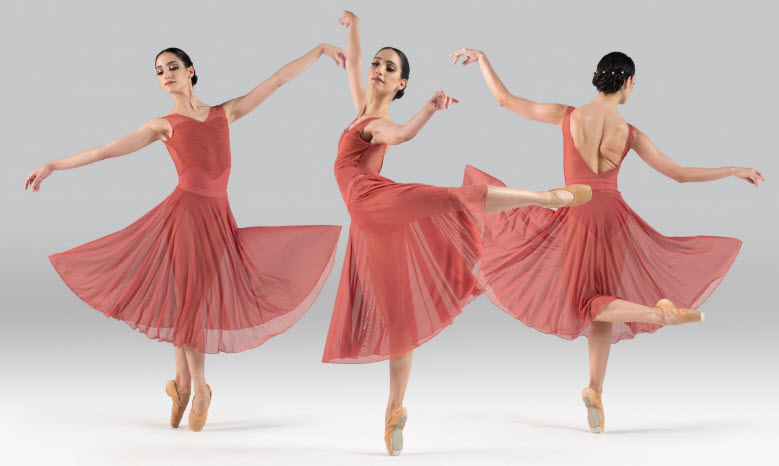 Maillot Ballet Rosa MELINE