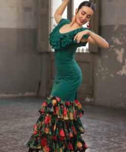 Falda Baile Flamenco Davedans AUREOLA