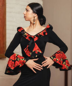 Top Flamenco Davedans Crespón LOLA