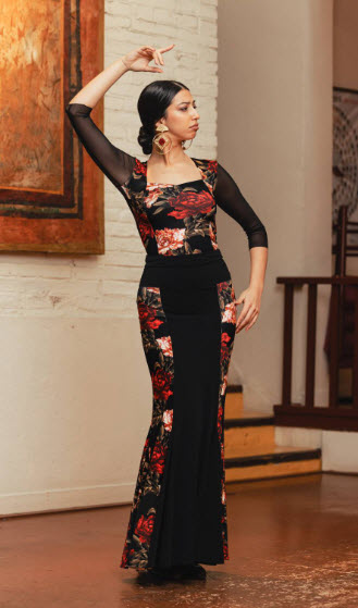 Falda Flamenca Davedans AZABACHE