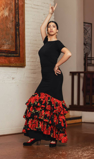 Falda Baile Flamenco Davedans JEREZ
