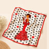 Pañuelo Seda Diseño Flamenco