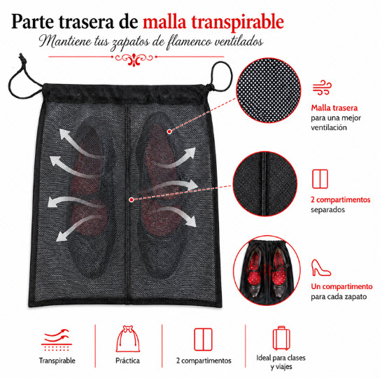 Bolsa Transpirable Calzado Flamenco